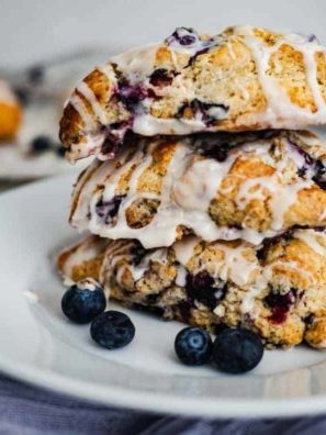 Air Fryer Blueberry Scones