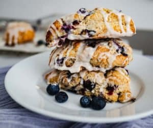 Air Fryer Blueberry Scones