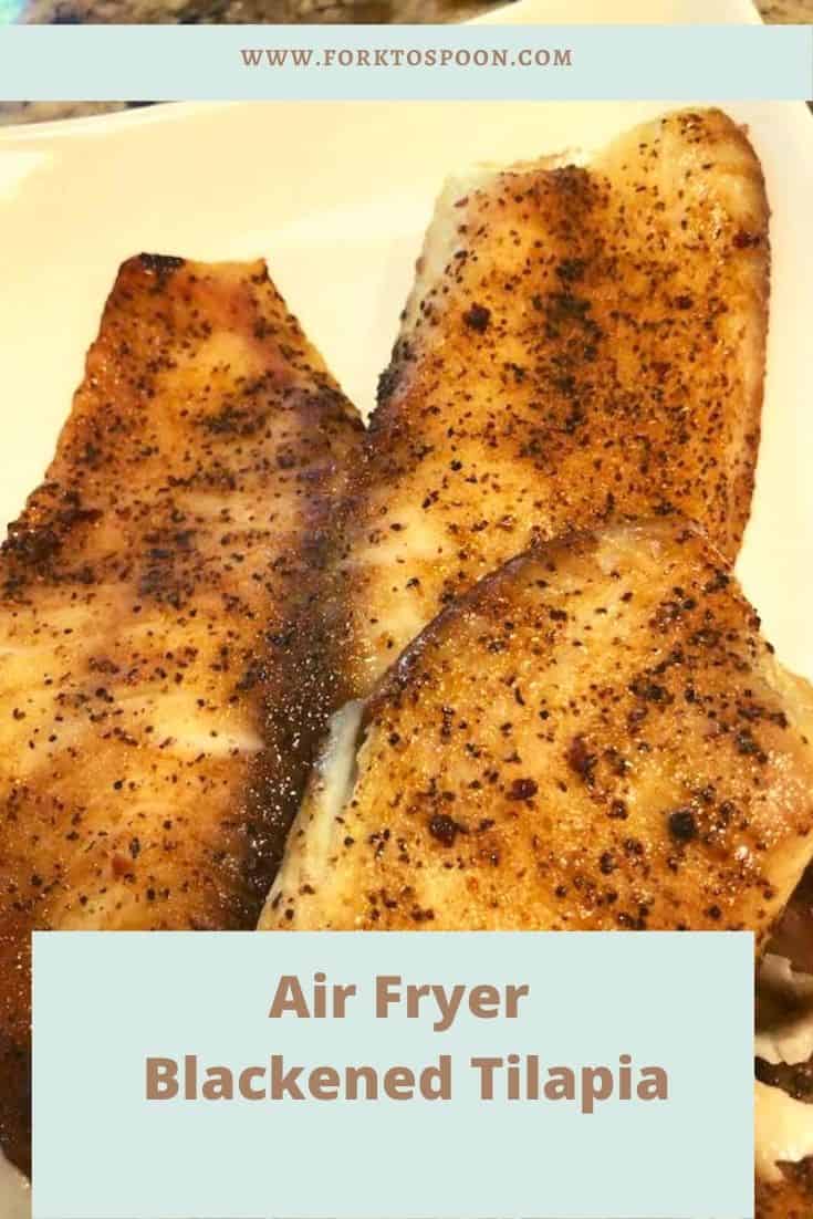 Air Fryer Blackened Tilapia