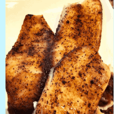 Air Fryer, Air Fried, Grilled Blackened Tilapia-image