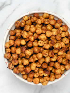 Air Fryer Salt and Vinegar Chickpeas