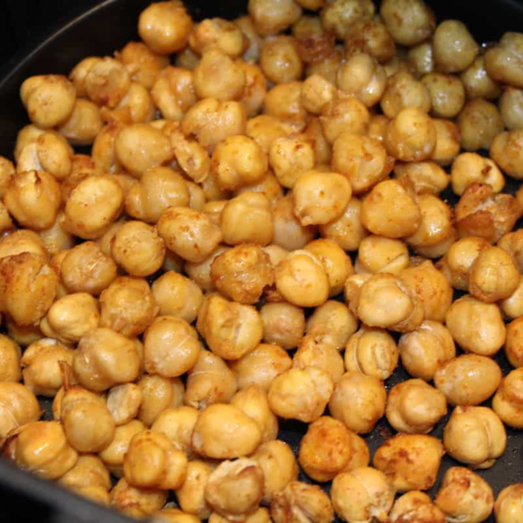 Air Fryer Salt and Vinegar Chickpeas