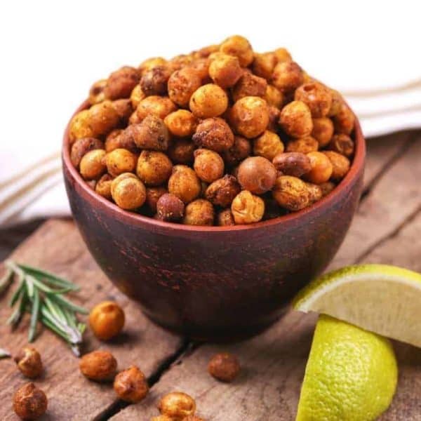 Air Fryer Salt and Vinegar Chickpeas Fork To Spoon