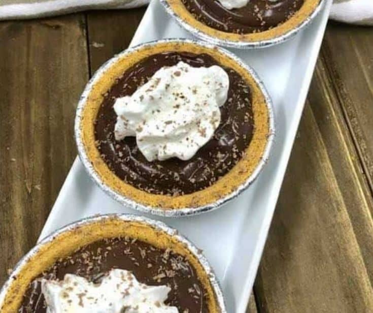 Air Fryer Chocolate Cream Pie