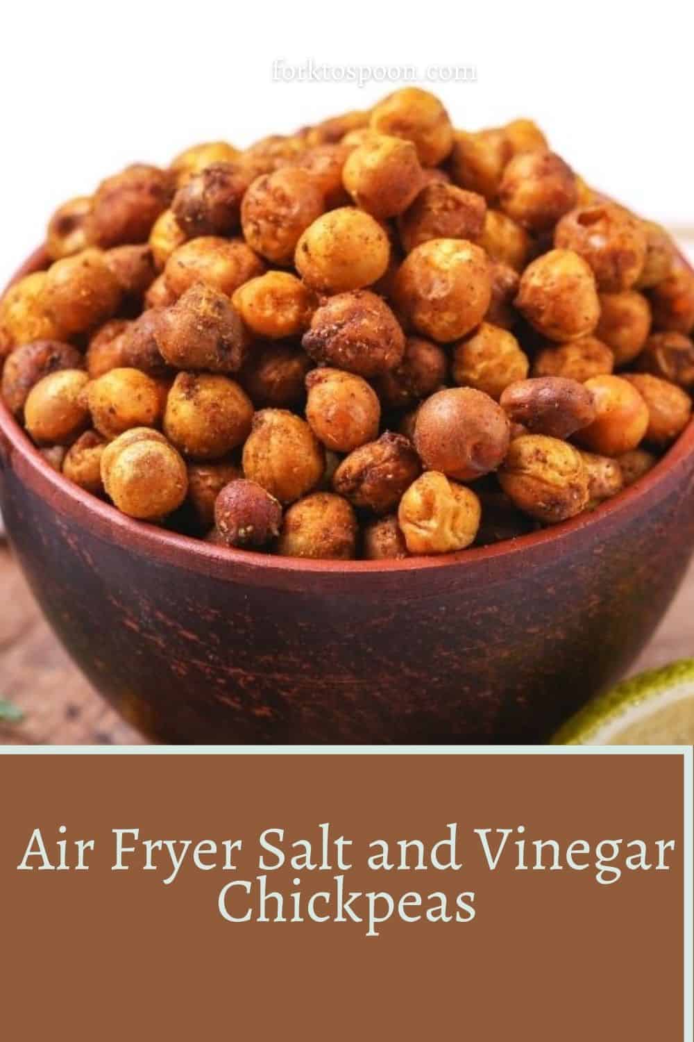 Air Fryer Salt and Vinegar Chickpeas