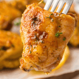 Easy Air Fryer Honey Garlic Chicken Thighs