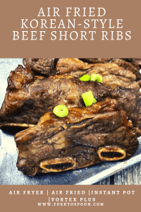 Air Fryer Korean-Style Beef Short Ribs