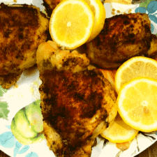 Air Fryer,  Crispy Baked Air Fried Chicken Thighs-image