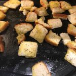 Air Fryer Homemade Italian and Garlic Croutons