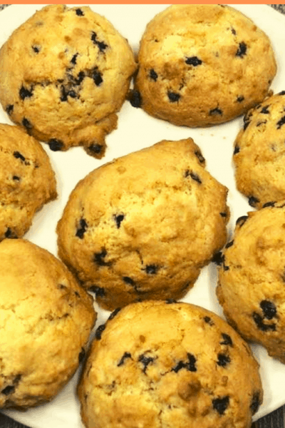 Air Fryer, 4 Ingredient Blueberry Cookies