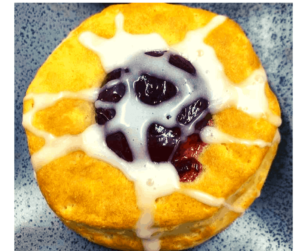 Air Fryer Cherry Thumbprint Biscuits