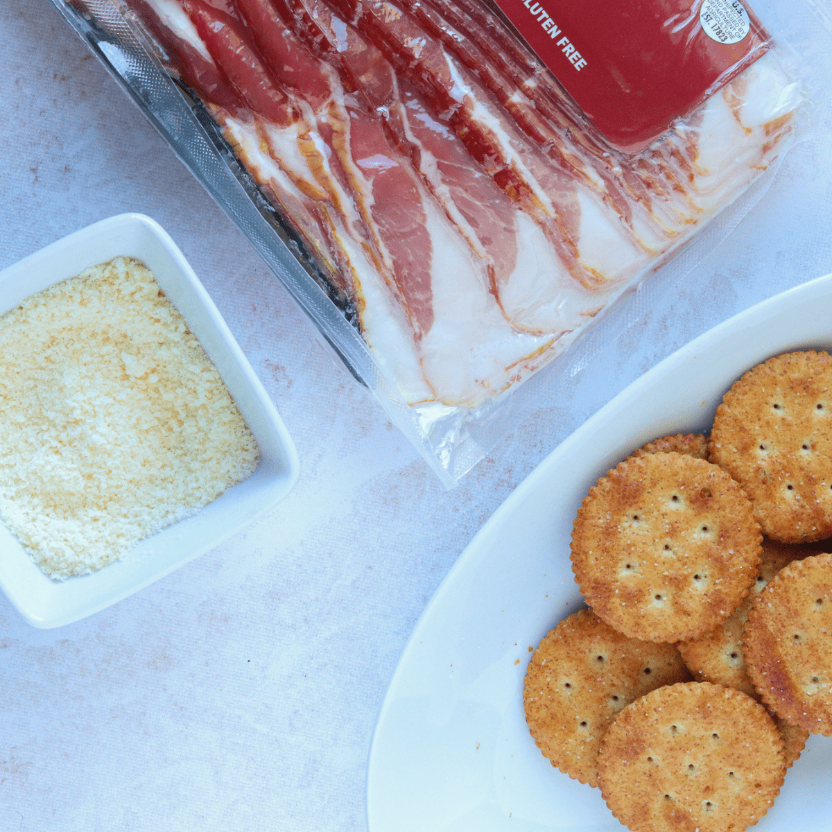 Ingredients Needed For Air Fryer Bacon Wrapped Crackers