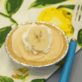Air Fryer Banana Cream Pie