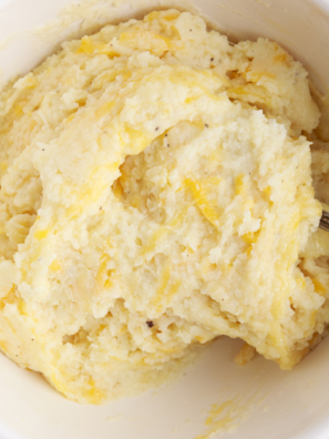 The creamiest air fryer mashed potatoes ever &mdash; no boiling, no waterlogged spuds. Baked in the air fryer for max fluffiness, mashed with butter and cream. Ready in 35 min!