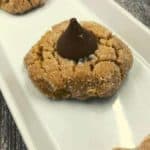 Air Fryer Peanut Butter Kiss Cookies