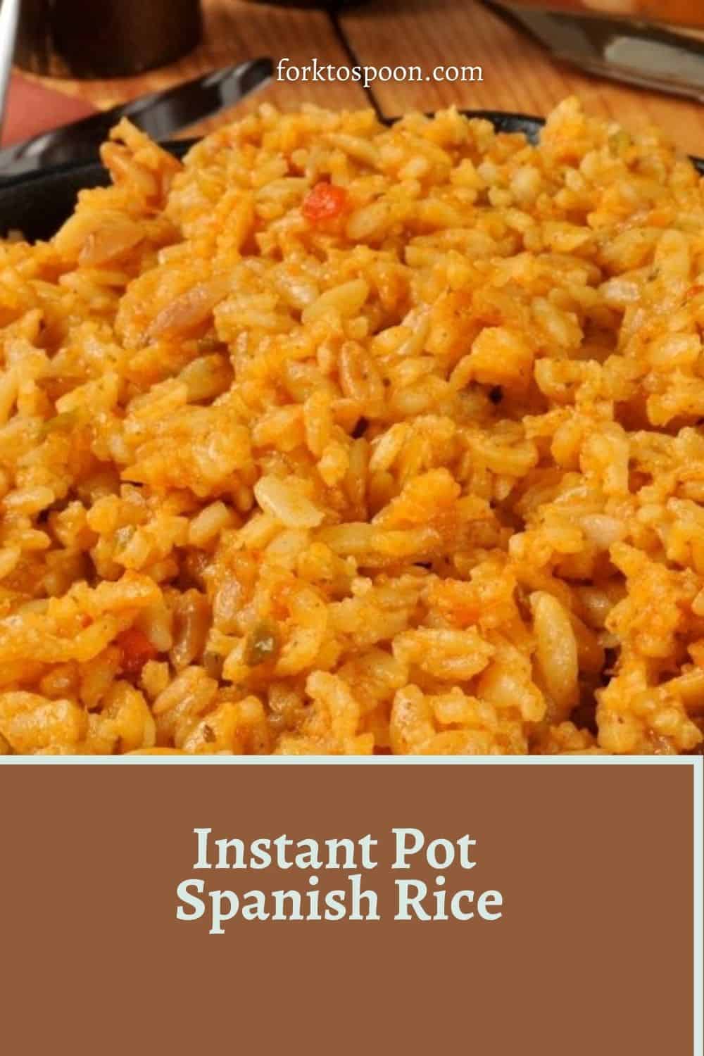 Instant Pot Spanish Rice