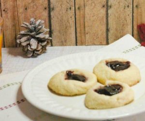 Air Fryer Thumbprint Cookies