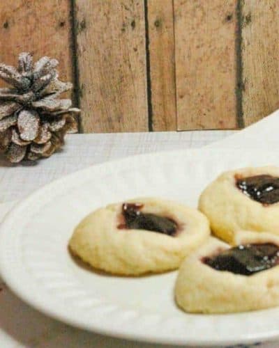 Air Fryer Thumbprint Cookies