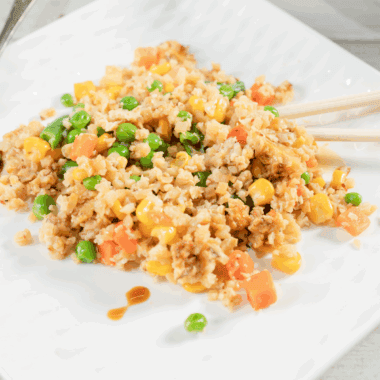 Benihana Garlic Chicken Cauliflower Fried Rice Recipe