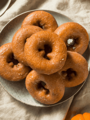 Easy Air Fryer Pumpkin Donuts