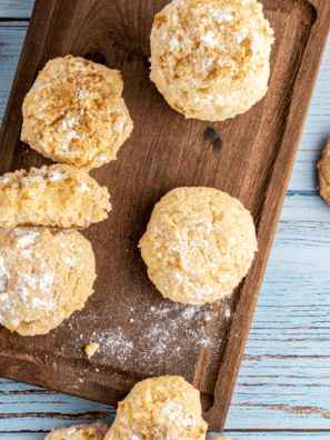 Easy Air Fryer Snickerdoodle Cookies