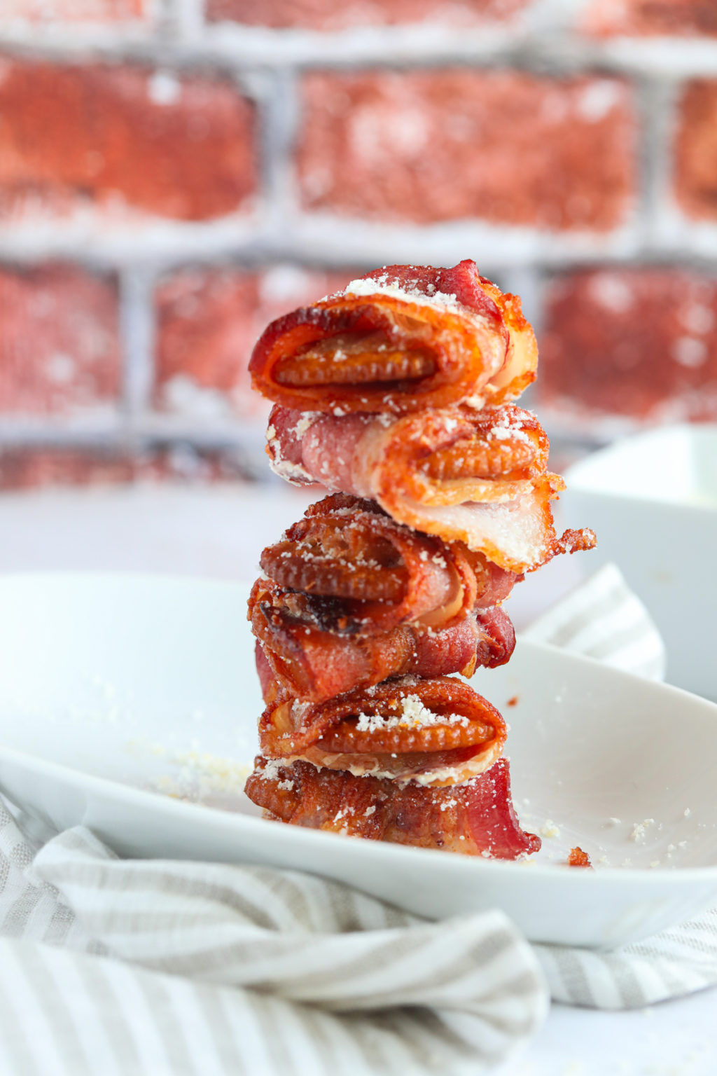 Air Fryer Bacon Wrapped Crackers Fork To Spoon