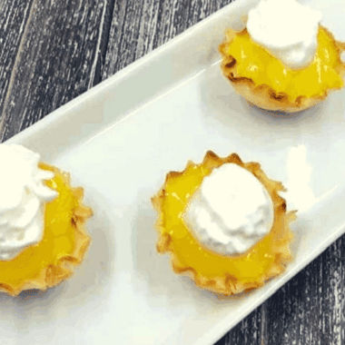 Air Fryer Mini Lemon Tarts