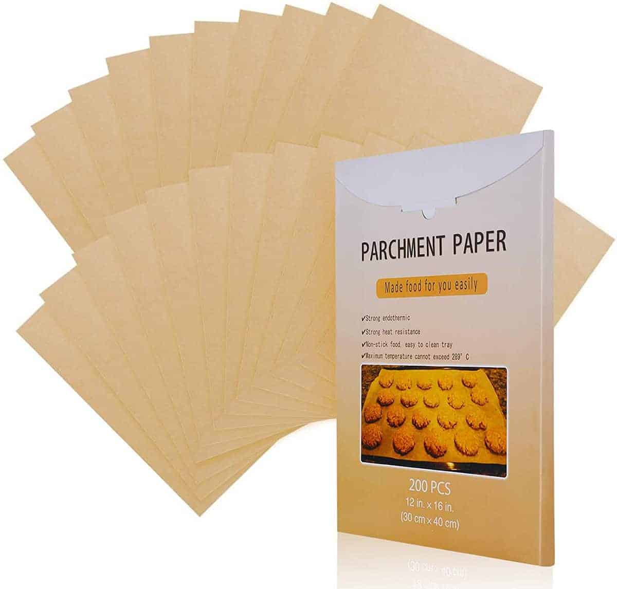 200 Pcs Parchment Paper Sheets, 12 X 16 Inches Air Fryer