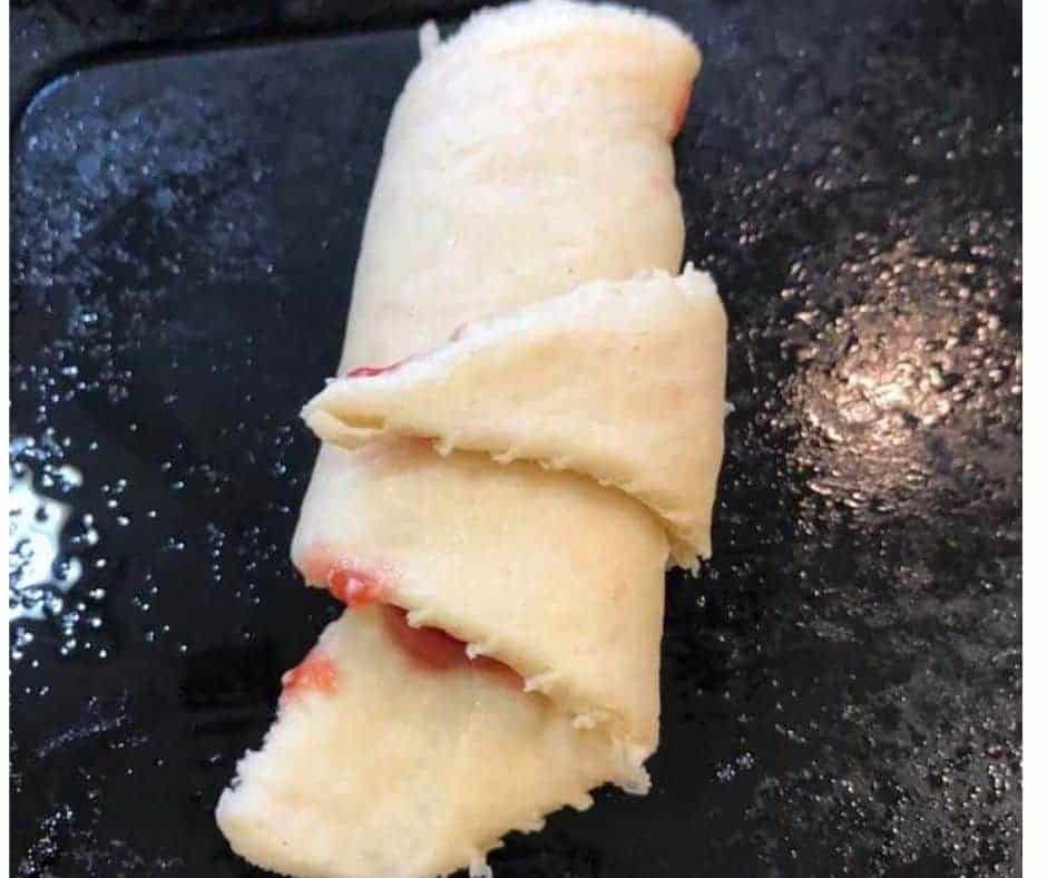 Air Fryer Cherry Pie Crescent Rolls