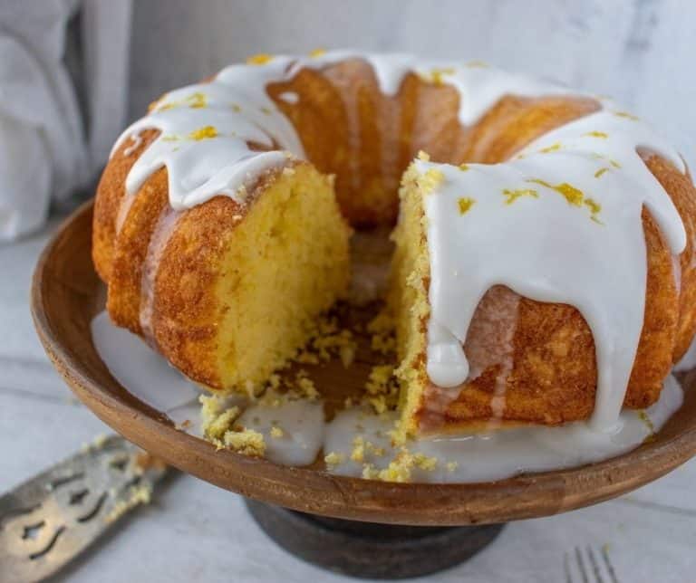 Air Fryer Lemon Bundt Cake Fork To Spoon
