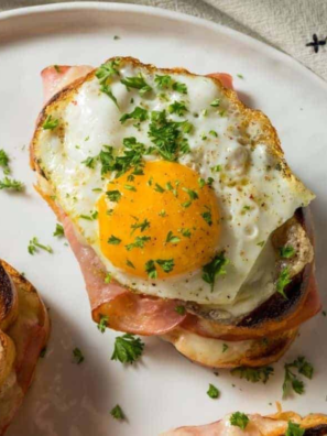 Air Fryer Croque Madame