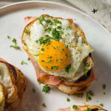 Air Fryer Croque Madame