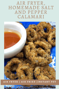salt and pepper calamari on a platter