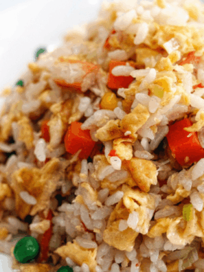 Easy Air Fryer Vegetable Fried Rice