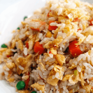 Easy Air Fryer Vegetable Fried Rice