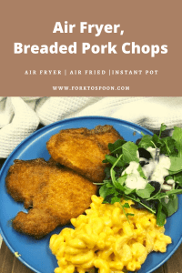 Air Fryer Shake and Bake Breaded Pork Chops - Fork To Spoon