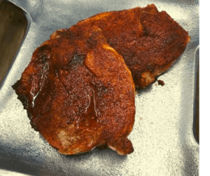 Air Fryer Easy BBQ Barbecue-Rubbed Pork Chops