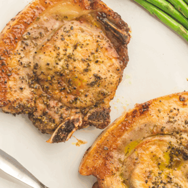TGI Fridays Pepper Crusted Pork Chops Recipe