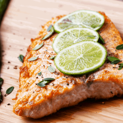 Air Fryer Keto Garlic Butter Salmon Fork To Spoon