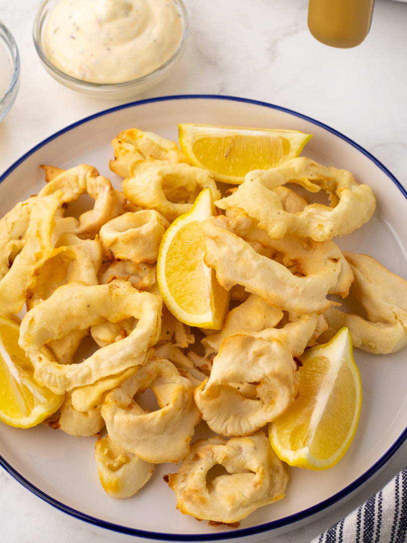 Air Fryer Frozen Calamari - Fork To Spoon