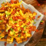Air Fryer Loaded Bacon and Cheese Fries