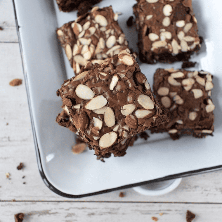 Air Fryer Almond Joy Brownies