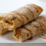 Air Fryer Apple Pie Taquitos are a quick, crispy dessert made with tortillas, apple pie filling, and cinnamon sugar &mdash; ready in about 20 minutes!