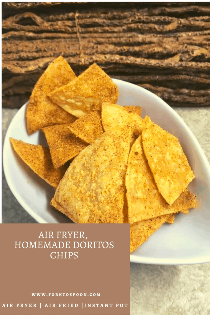 Air Fryer, Homemade Doritos Chips