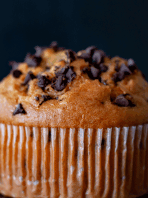 Air Fryer Chocolate Chip Muffin For One