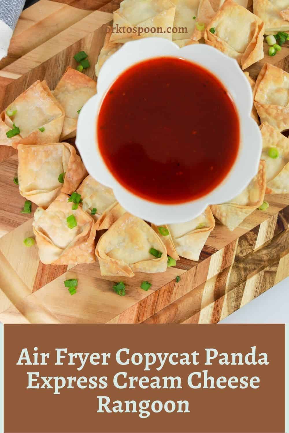 Air Fryer Copycat Panda Express Cream Cheese Rangoon