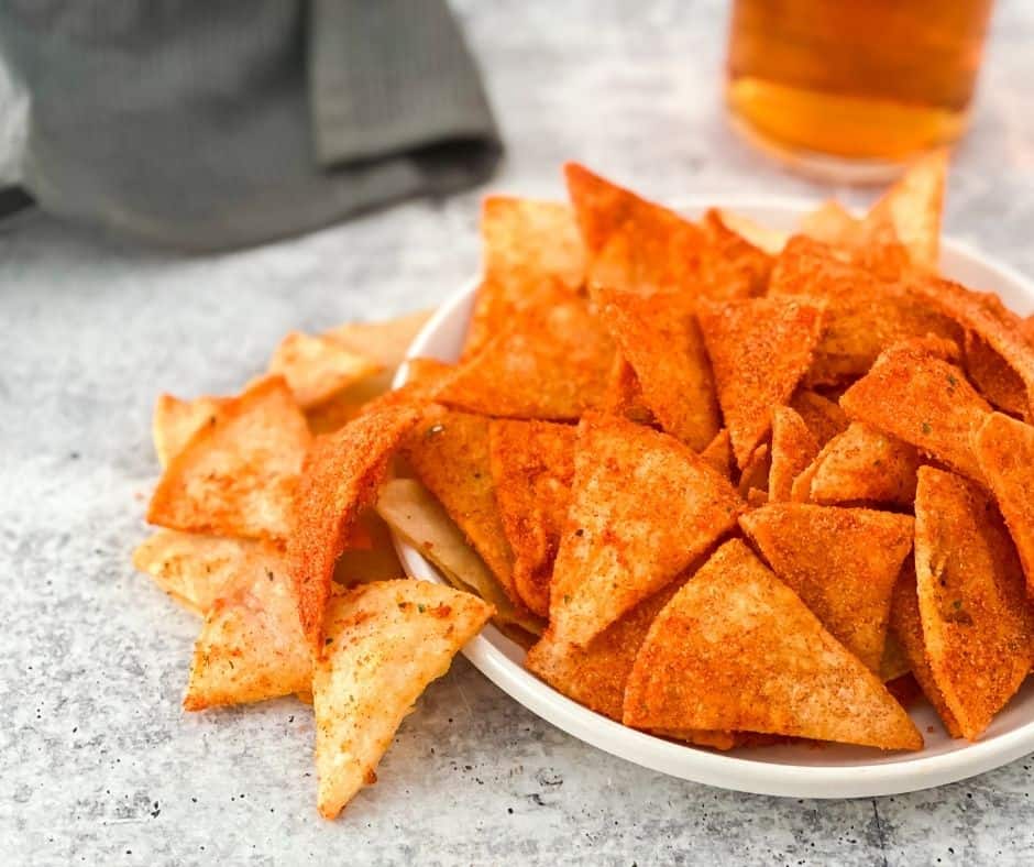 Air Fryer Homemade Doritos Chips