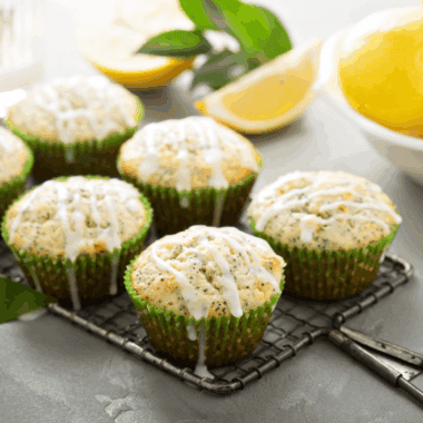 Air Fryer Lemon Poppy Seed Muffins are soft, fluffy, and bursting with bright lemon flavor and crunchy poppy seeds. Quick and easy to make in the air fryer, they&rsquo;re perfect for breakfast, snacks, or a refreshing treat anytime.