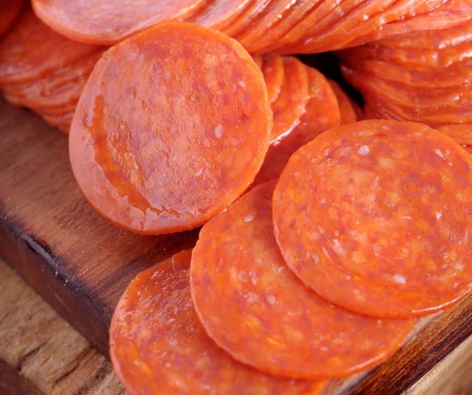 Air Fryer Pepperoni Chips 