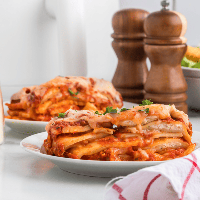 Air Fryer Ravioli Lasagna
